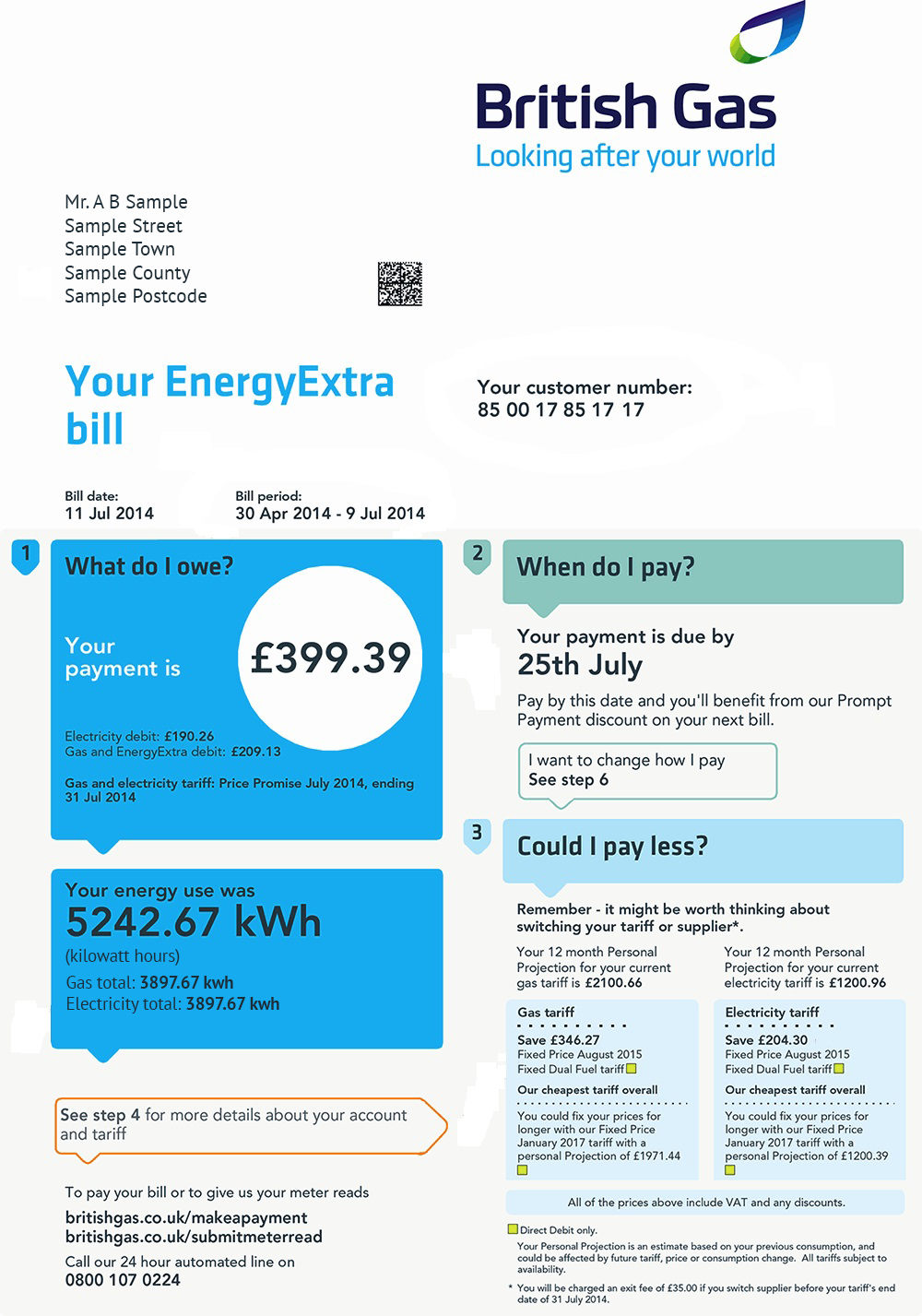 british gas bill 1